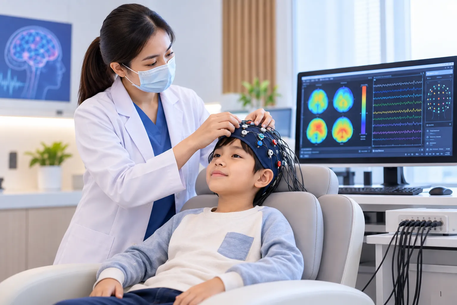 Pemeriksaan QEEG Brain Mapping di Klinik Talenta Center